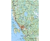 Карта Ляскеля - Питкяранта. Подробнее...